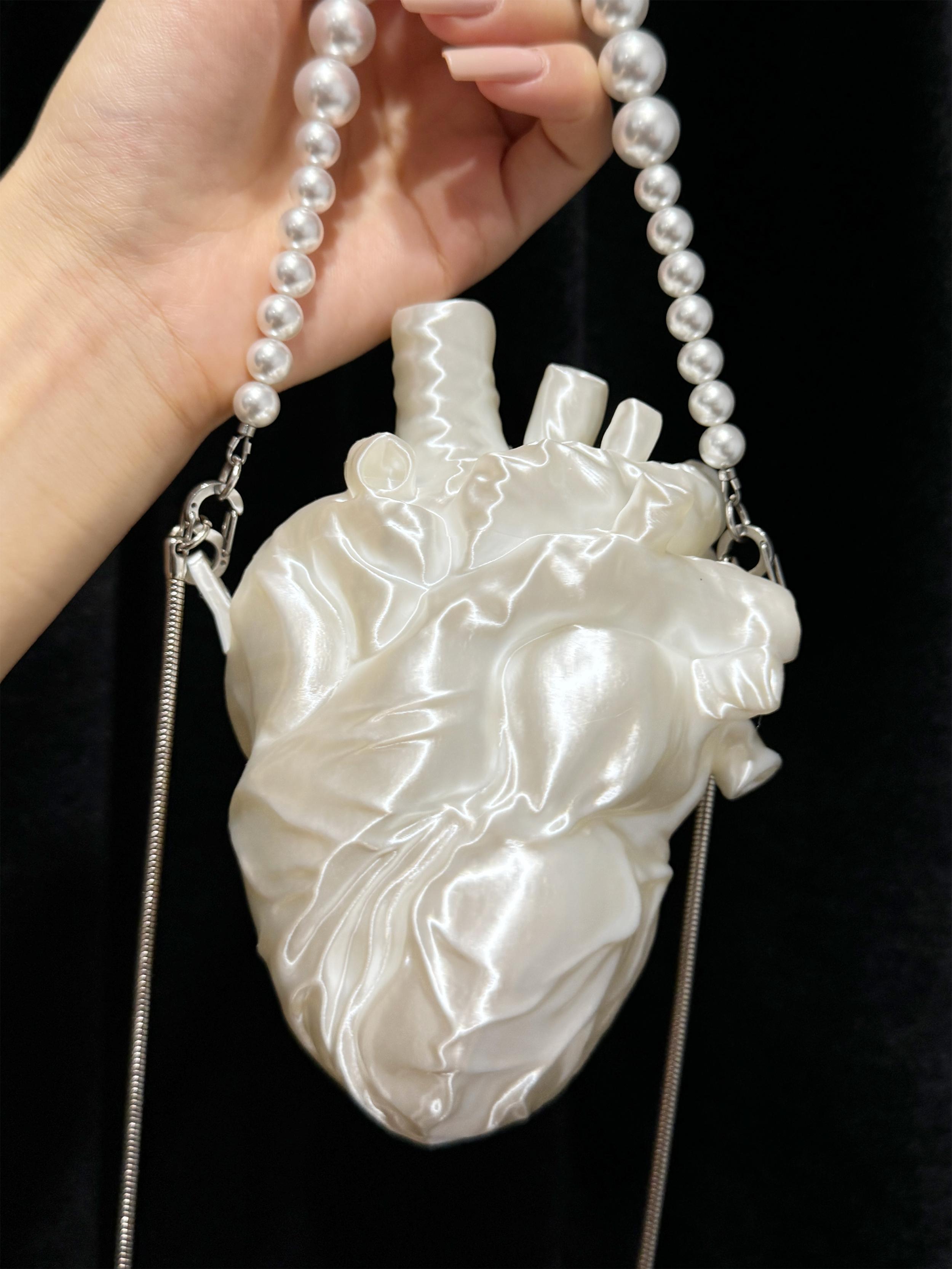 3D Printing Abs - Nuova borsa da donna con cuore