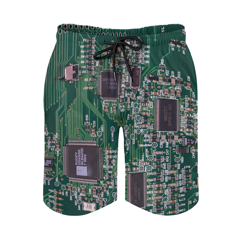 3D Printing Technology - Scheda madre elettronica pantaloni corti stampati