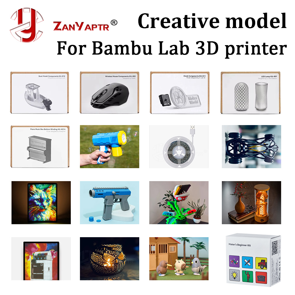 3D Printing Laptop - Componenti Creativi DIY per Bambu Lab,