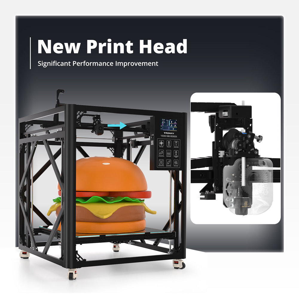 3D Printing X Y Z Axis - Tronxy VEHO-800-12 o PRO Stampa di
