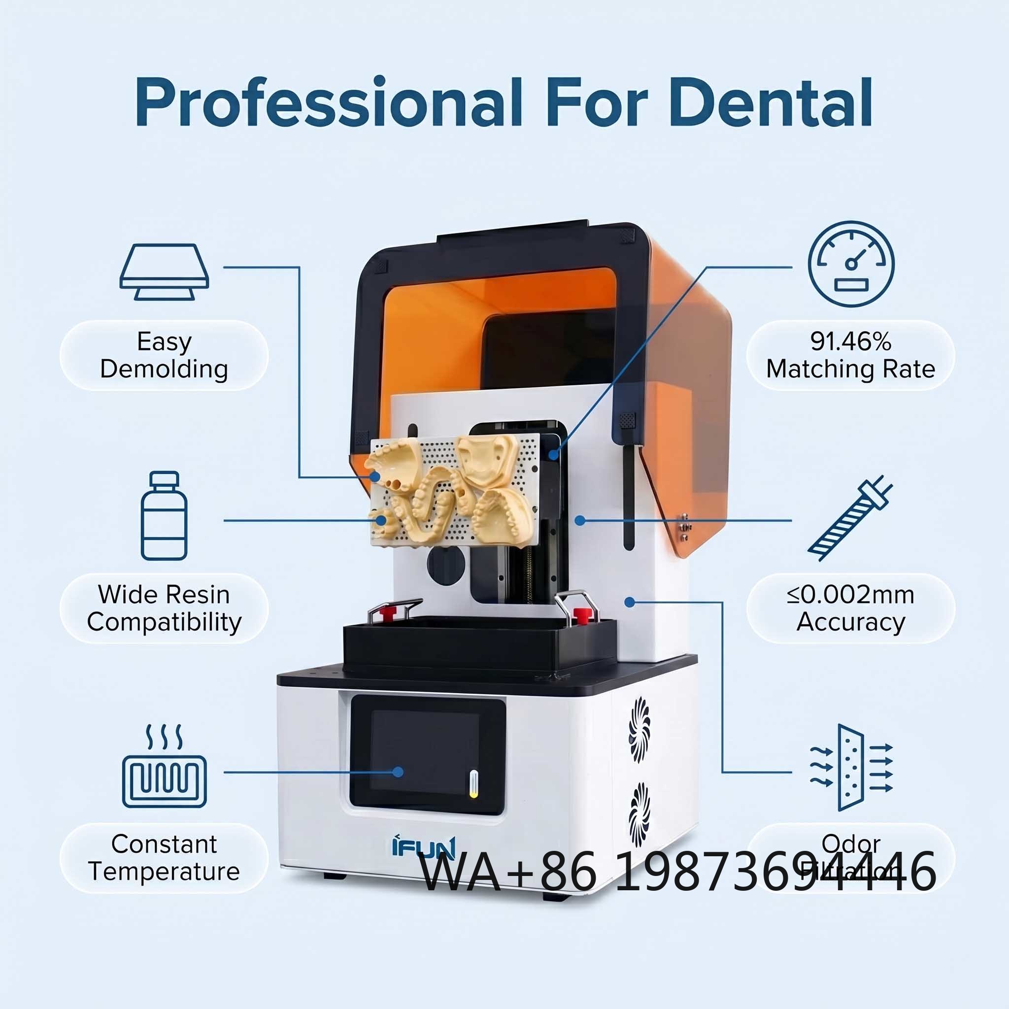 3D Printing Dental - Stampante 3D Professionale in Resina per