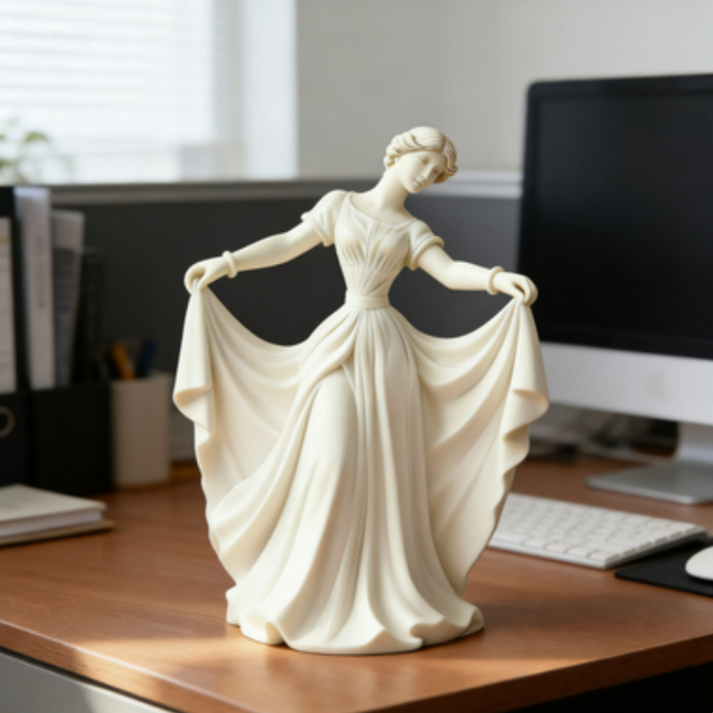 3D Printing Technology - Scultura di Ballerina Stampata in 3D