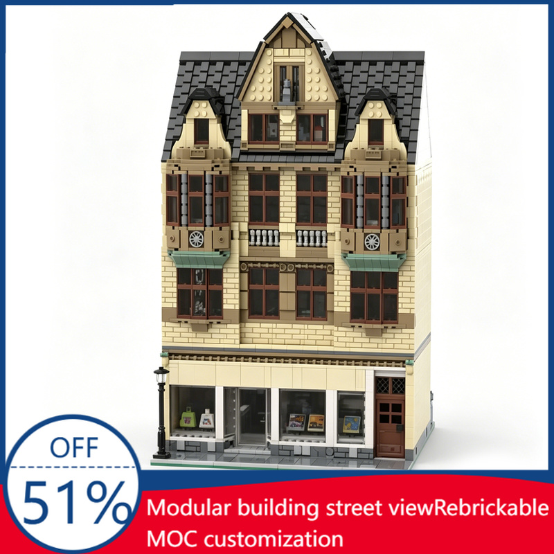 3D Printing Abs - 4418 Pezzi Modulare Town House Print