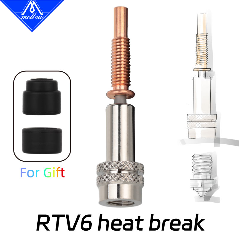MELLOW Bimetallico RTV6 Heatbr - 3D Printing Titanium recensione e prezzo