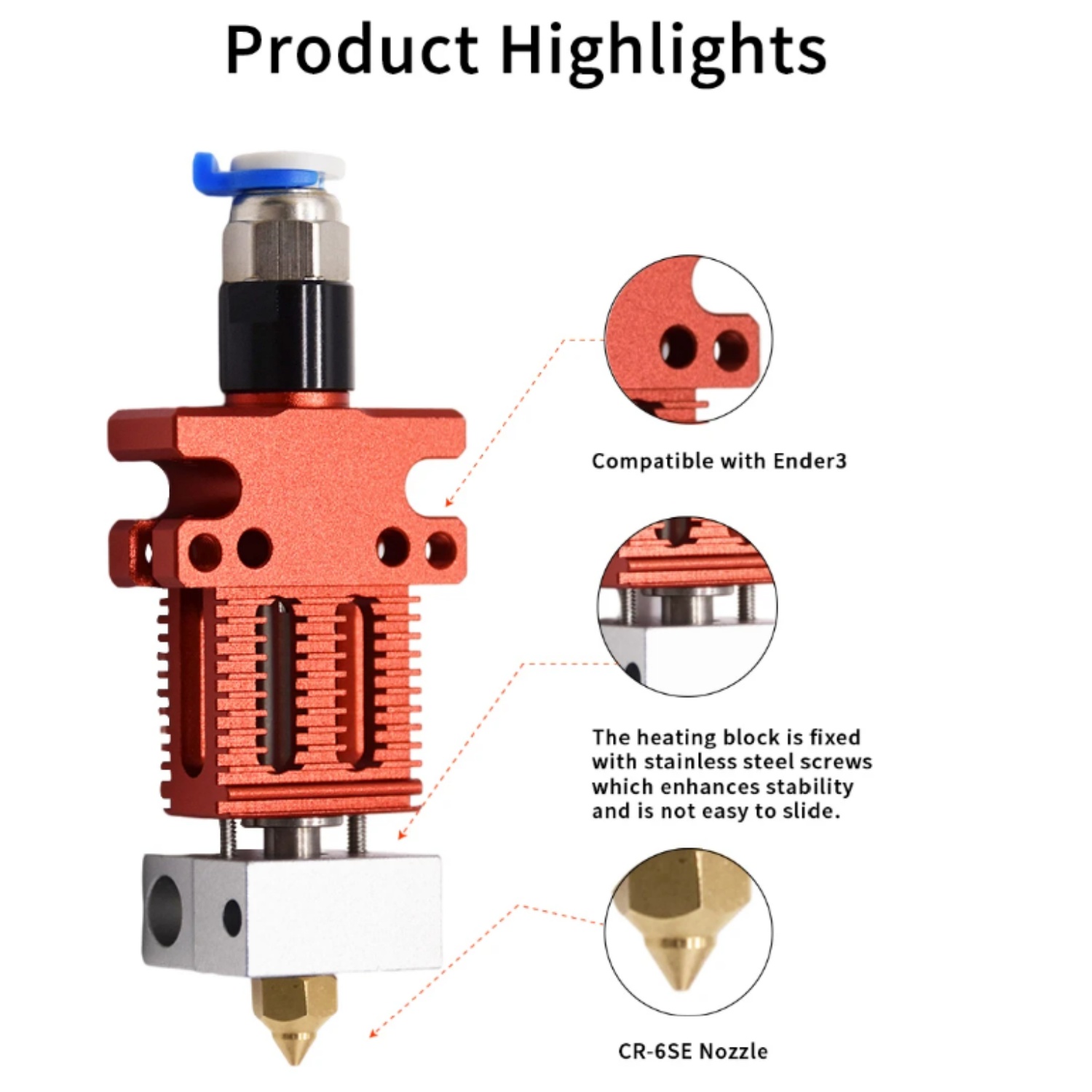 Kit Hotend Creality CR-6 SE, k - Silicone Sock Hotend recensione e prezzo