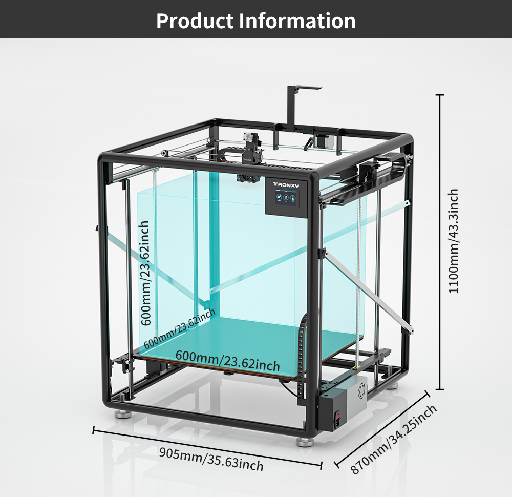 Tronxy VEHO-600 / PRO V3 Stamp - 3D Printing X Y Z Axis recensione e prezzo