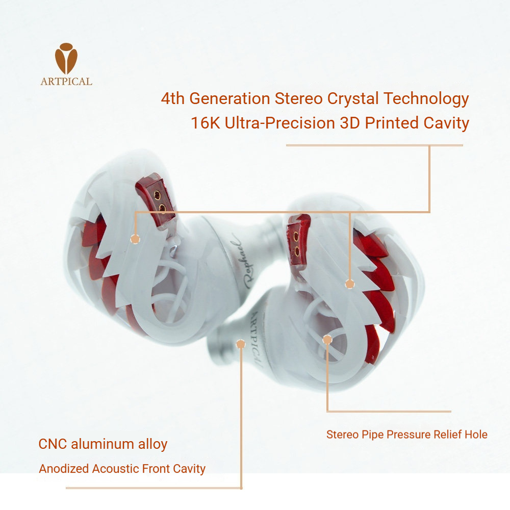 Auricolari Hifi Artpical Rapha - 3D Printing Technology recensione e prezzo