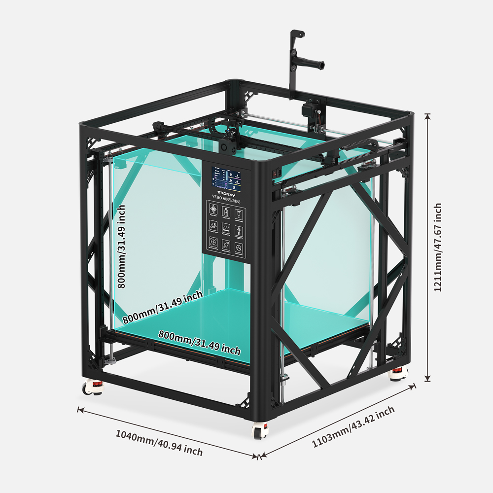 Tronxy VEHO-800-12 o PRO Stamp - 3D Printing X Y Z Axis recensione e prezzo