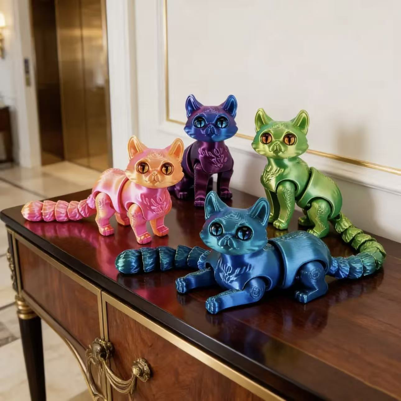 1 pezzo di statuetta di gatto  - 3D Printing Use recensione e prezzo